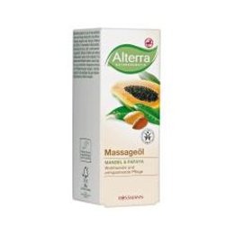 Alterra, Massageöl Mandel & Papaya