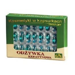 Odżywka keratynowa w kapsułkach twist off