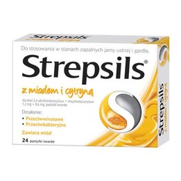 Strepsils z miodem i cytryną