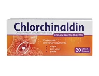Chlorchinaldin o smaku czarnej porzeczki