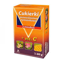 Cukierki prawoślazowo - tymiankowe z miodem i witaminą C