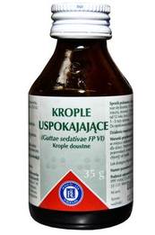 Krople uspokajające