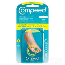 Plastry Compeed z kwasem salicylowym na odciski na palcach