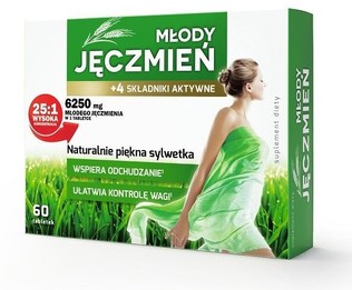 Młody Jęczmień + 4 składniki aktywne