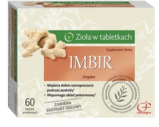 Imbir - zioła w tabletkach
