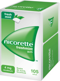 Nicorette Freshmint Gum 4mg